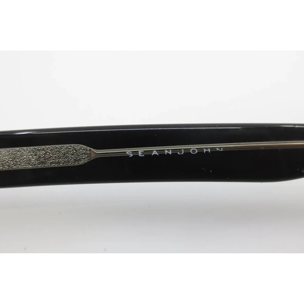 Sean John Eyeglass Frames Black Grey Two Tone Rectangular 55-20-155 SJ8046